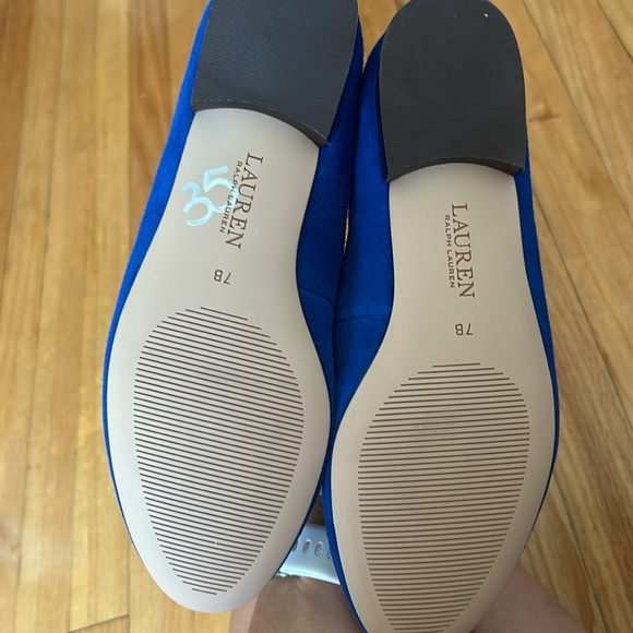 Lauren Ralph Lauren Loafers Blue New 7 Women’s - Picture 2 of 3